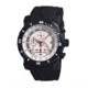 Morphic M26 Series Watch,Black Silicone Band,Red Hand,Black Bezel,White Analog Dial,Strap Buckle MPH2604