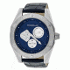 Morphic M46 Series Men's Watches, Silver Case, Navy Dial MPH4603
