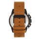 Morphic M81 Series Chronograph Leather-Band Watch w/Date, Camel/Black - Mens, MPH8106