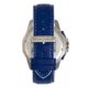 Morphic M82 Series Chronograph Leather-Band Watch w/Date, Silver/Blue, One Size, MPH8203
