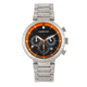 Morphic M87 Series Chronograph Bracelet Watch w/Date, Silver/Orange, One Size, MPH8704