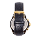 Morphic M88 Series Chronograph Leather-Band Watch w/Date, Black/Gold, One Size, MPH8805