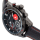 Morphic M88 Series Chronograph Leather-Band Watch w/Date, Black, One Size, MPH8806