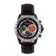 Morphic M88 Series Chronograph Leather-Band Watch w/Date, Black/Silver, One Size, MPH8804