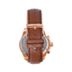Morphic M88 Series Chronograph Leather-Band Watch w/Date, Brown/Rose Gold, One Size, MPH8803