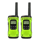 Motorola Rechargeable 2 Way Radio w/ Accessories, Pack of 2, Lime, T605 H20