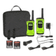 Motorola Rechargeable 2 Way Radio w/ Accessories, Pack of 2, Lime, T605 H20