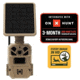 Moultrie Feeders Edge Solar Cellular Trail Camera, Tan, MMC-14226