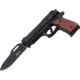 Mtech Folder Pistol-Shaped Knife, Brown MTA818BW