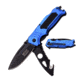 Mtech Folding Blade, 3.35in, Stainless Steel Blade, Blue Aluminum Handle MT-A914BL