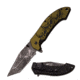 Mtech Folding Blade, 3.5in, Stainless Steel Blade, 2 Tone Green Anodized Aluminum Handle MT-A903GN
