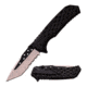 Mtech Folding Blade, 3.75in, Stainless Steel Blade, Black Aluminum Handle MT-A931BK