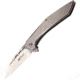 Mtech Framelock Mirror Folding Knife, 3.25in Mirror 3Cr13 SS Blade, Mirror SS Handle, Pocket Clip, MT-1052MR