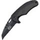 Mtech Linerlock Black Serrated Folding Knife,2.75in,Black,Aluminum Handle MTXA804BS