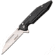 Mtech Linerlock Folding Knife, 3 satin finish 3Cr13 stainless blade, Black anodized aluminum handle, MT-1177BK