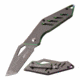 Mtech MT-1065RB Manual Folding Knife, 2.5n, 3CR13 Stainless Steel, Tanto, Gray Blade, Stainless Steel Handle, Rainbow, MT-1065RB
