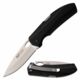 Mtech MT-1076BK Manual Folding Knife, 3in, 3CR13 Stainless Steel, Drop Point, Steel Blade, Aluminum Handle, Black, MT-1076BK