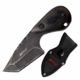 Mtech MT-20-90BK Fixed Blade Knife, 2.5in, 3CR13 Stainless Steel, Tanto, Stonewashed Blade, Pakkawood Handle, Black, MT-20-90BK