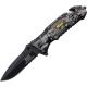 Mtech Rescue Linerlock Tanto Blade, 4.75in. Closed MTA804BK