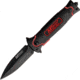 Mtech Rescue Style Linerlock Knife, 4.75in. Closed MT791BK