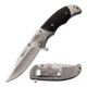 Mtech USA MT-A1029BK 3CR13 Steel Blade Stainless Steel Handle Folding Knife MT-A1029BK