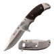 Mtech USA MT-A1029BR 3CR13 Steel Blade Stainless Steel Handle Folding Knife MT-A1029BR