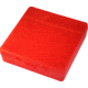 MTM 100 Round 45ACP/10MM Pistol Ammo Box,Clear Red P1004529