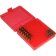 MTM 100 Round 9MM/380 Pistol Ammo Box,Clear Red P100929