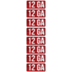 Mtm Ammo Caliber Labels 12ga 8-pack