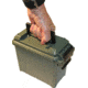 MTM Ammo Can Mini for Bulk Ammo, Forest Green/Black, AC15-11