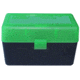 MTM Case-Gard 50 Rifle Ammo Boxes .220 Swift To .458 Winchester Mechanical Hinge Clear Green/Black