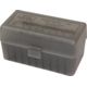 MTM Case-Gard 50 Round Flip-Top Ammo Box, .243/.308 Win/.220 Swift, Clear Smoke, RM-50-41