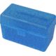 MTM Case-Gard 50 Round Flip-Top Ammo Box, .270 Win/.30-06/.25-06, Clear Blue, RL-50-24