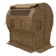 Muddy Portable Bale Blind, includes 8-12in wide x 16in tall bungee slide, reversible window coverings, Burlap MGB5800
