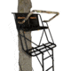 Muddy Side-Kick 2-Man Ladderstand, includes 1-1in Ratchet Strap, 2-1in Stabilizer Straps, 2-Full Body Arrest Harnesses, Adjustable Support Bar, Padded, Flip-Back Shooting Rail, Black/Camo MLS2200