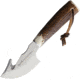Muela Raccoon 8A Fixed Blade Knife, 3 satin finish 1.4116 stainless guthook blade, Stag bone handle, RACCOON-8A