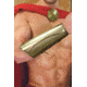 Museum Replicas Spartans Vambraces, Plated in Antiqued Brass, 881005