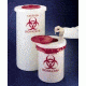 Nalge Nunc Biohazardous Waste Containers, NALGENE 6370-0015