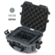 Nanuk 905 Water/Crush Proof Case w/Padded Divider - Silver, 905S-020SV-0A0