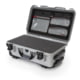 Nanuk 935 Protective Case w/ Cubed Foam / Lid Organizer, Silver, Large, 935S-050SV-0A0