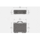 Nanuk Hard Case Mavic Air W/Foam Insert, Silver, Medium 910-MAVIA5