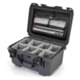 Nanuk 918 Pro Photo Camera Case Kit w/Lid Organizer / Padded Divider, Graphite, Medium, 918S-060GP-0A0