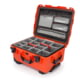 Nanuk 950 Pro Photo Camera Case Kit w/Lid Organizer / Padded Divider, Orange, Large, 950S-060OR-0A0