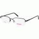 National NA0302 Eyeglass Frames - Matte Black Frame Color