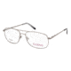 National NA0320 Eyeglass Frames - Shiny Gun Metal Frame Color