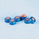 National Scientific Seal Blu Crimp Top W/TEF PK100 C4011-98B Seal Blu Crimp Top W/TEF PK100