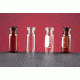 National Scientific Wide Opening Crimp-Top Vials, National Scientific C4011-S2W Amber Vials Deactivated Target I-D Vials, Silanized