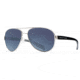 Native Eyewear Patroller Sunglasses,Chrome/Iron Frame,Blue Reflex Lens,Polarized,175 377 526