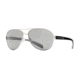 Native Eyewear Patroller Sunglasses,Chrome/Iron Frame,Gray Lens,Polarized,175 377 523