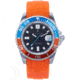 Nautis Interceptor Watch Box Set w/Interchangable Bands &amp; Date Display, Orange, One Size, 19161G-C